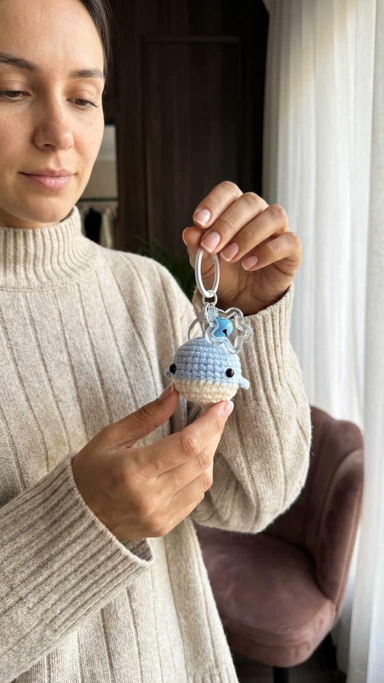 Little Whale Keychain