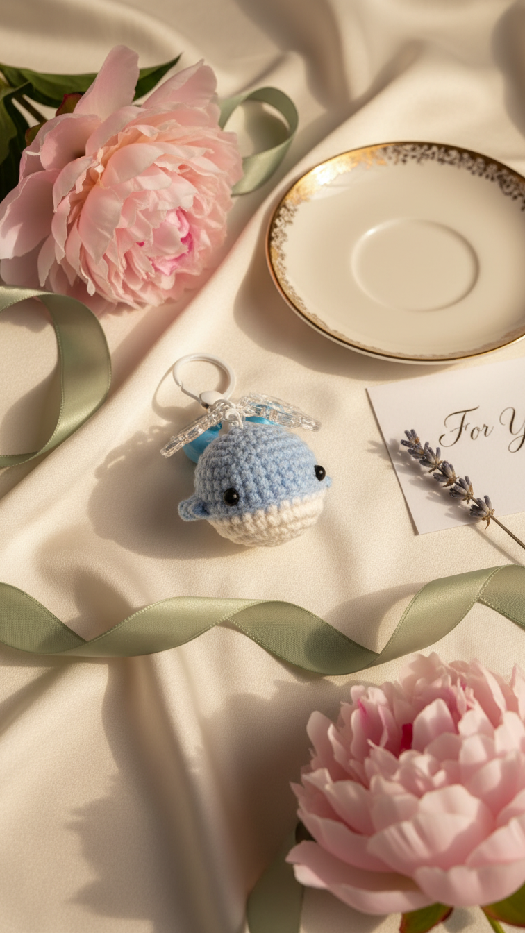 Little Whale Keychain